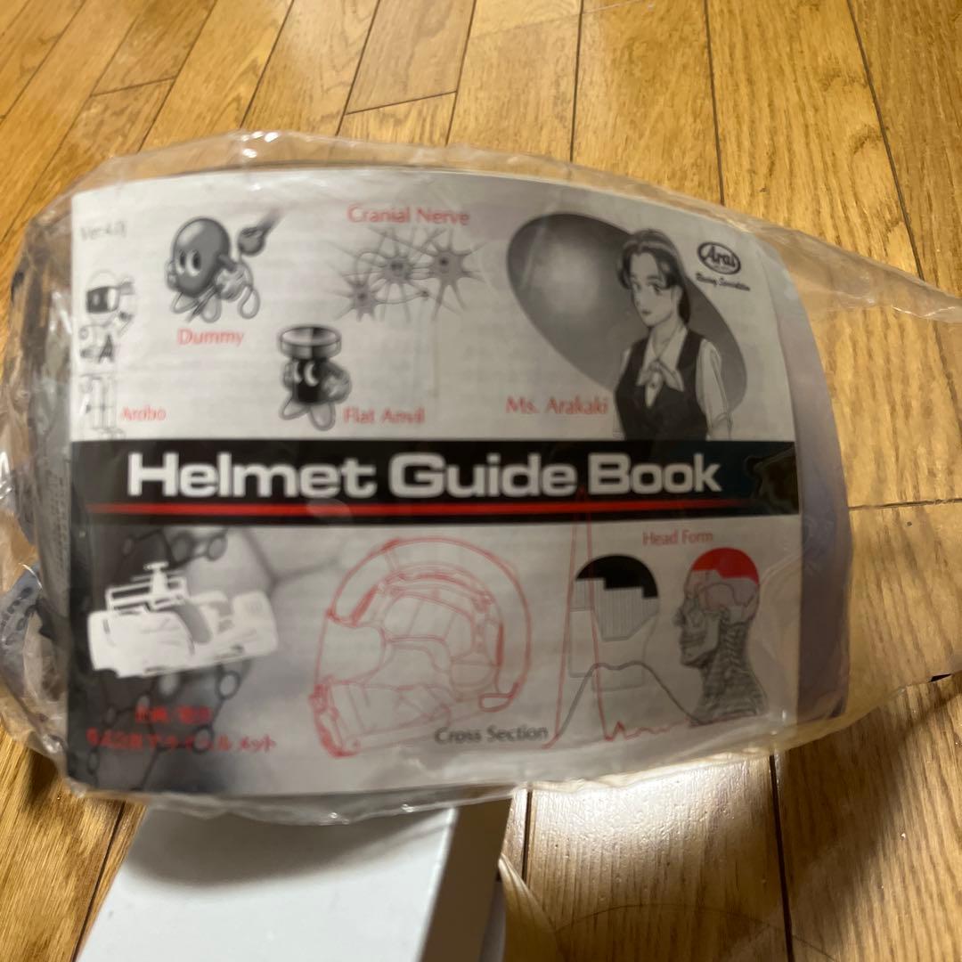 Arai フルフェイスヘルメット 黒赤白 watatu