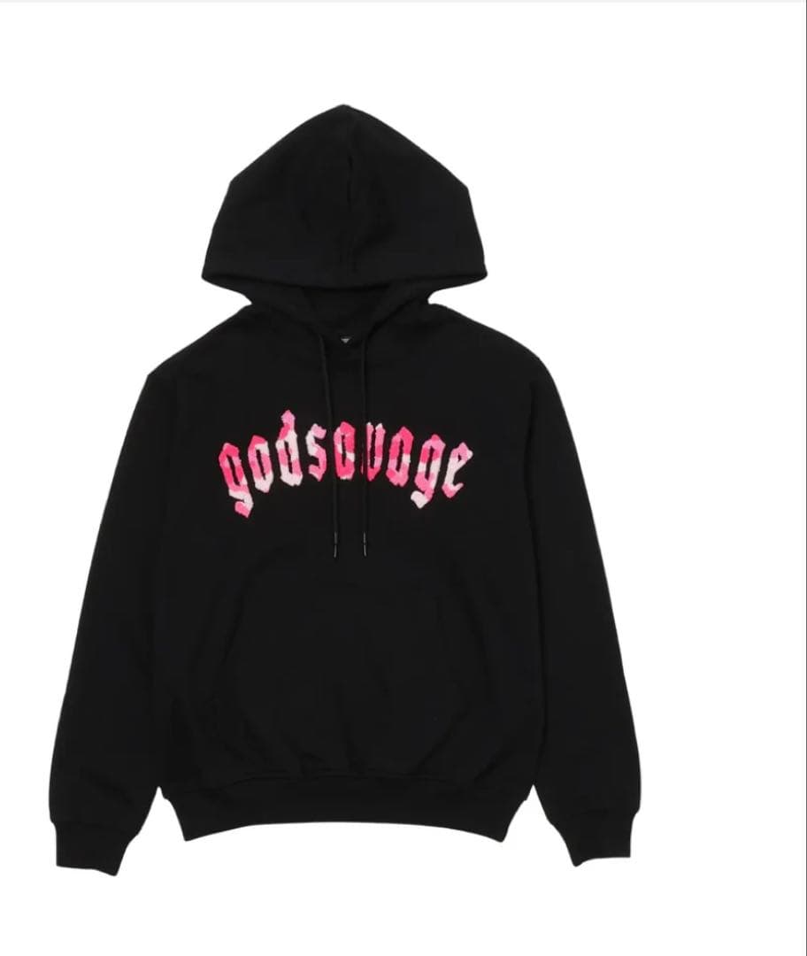 godsvavage ブラック パーカー セットアップ