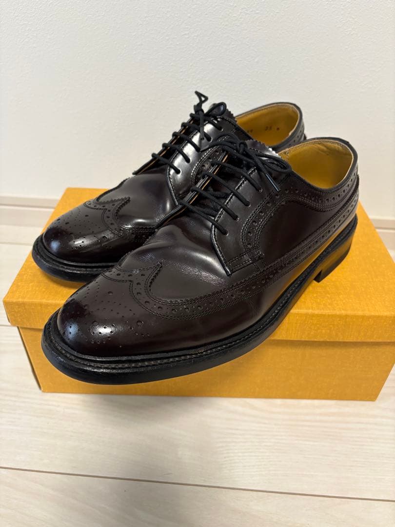 リーガル　ダークブラウン レザー ウィングチップ 25cm