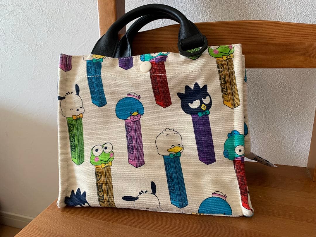 イアパピヨネ はぴだんぶい✖️PEZ ✖️earコラボトートバッグS