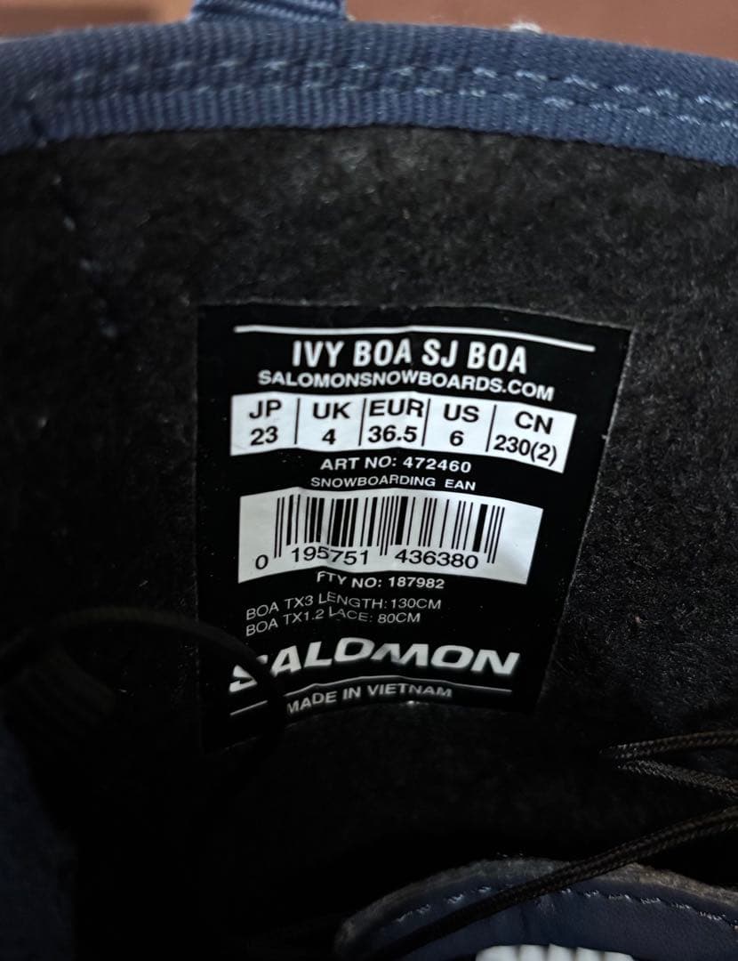 SALOMON ブーツ IVY BOA 23cm 23-24