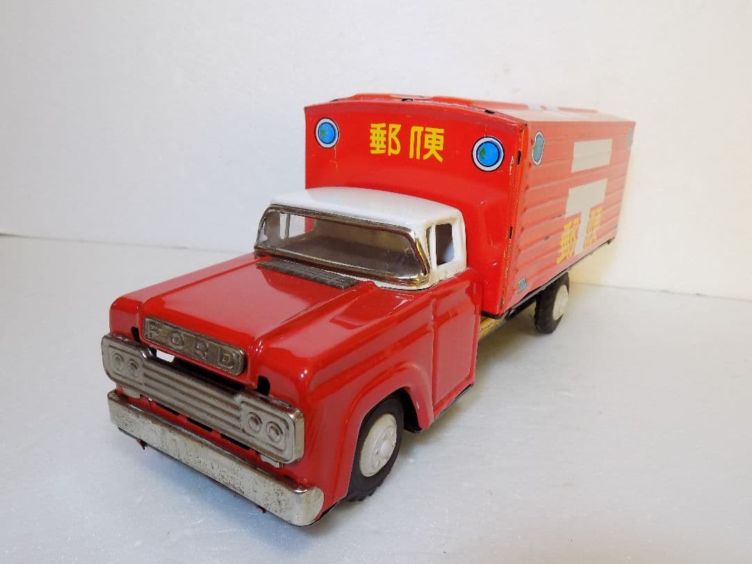 希少ブリキ　三橋　【 郵便車 】 箱付き