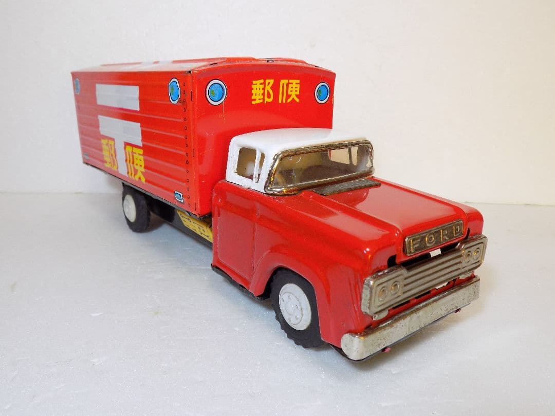 希少ブリキ　三橋　【 郵便車 】 箱付き