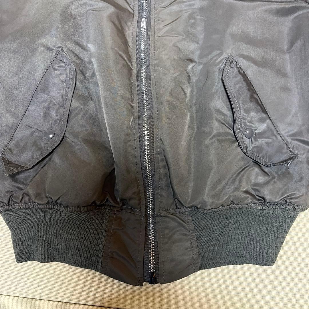 80s アルファインダストリーズ MA-1 usa 旧黒タグ　Mサイズ