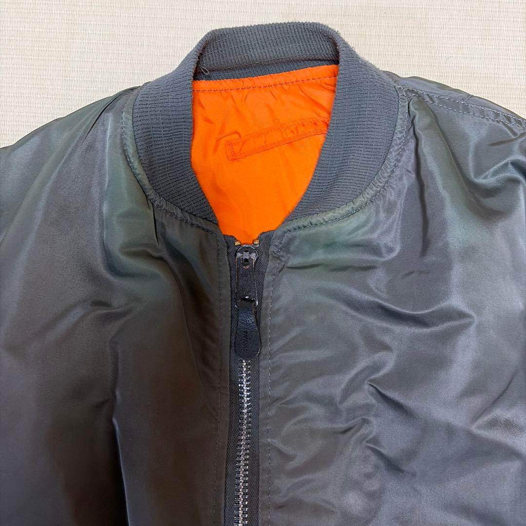 80s アルファインダストリーズ MA-1 usa 旧黒タグ　Mサイズ