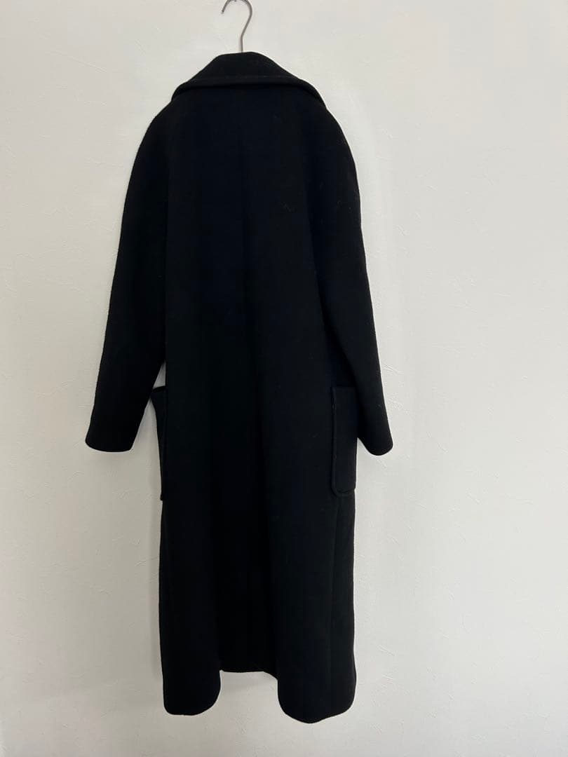 定価46,200円 STUDIOUS ウール ビッグカラーコート 美品