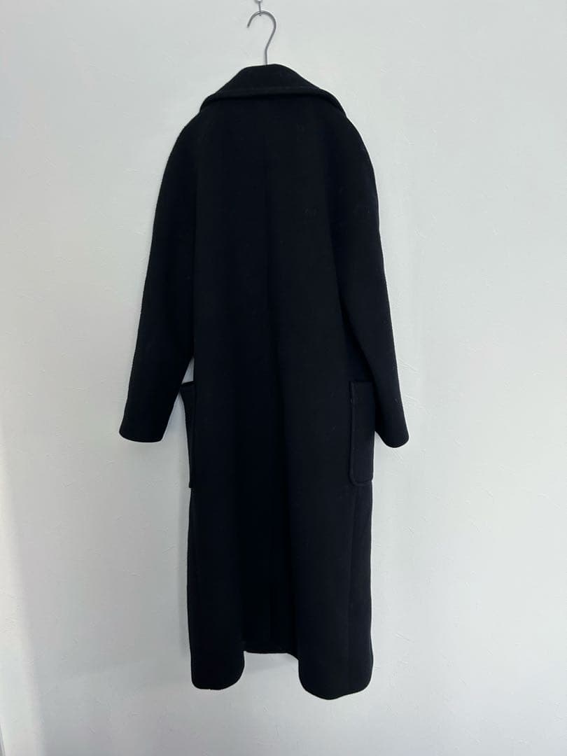 定価46,200円 STUDIOUS ウール ビッグカラーコート 美品