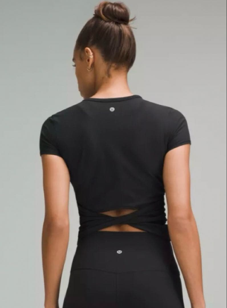 lululemon All It Takes バックツイスト リブ半袖シャツ 6