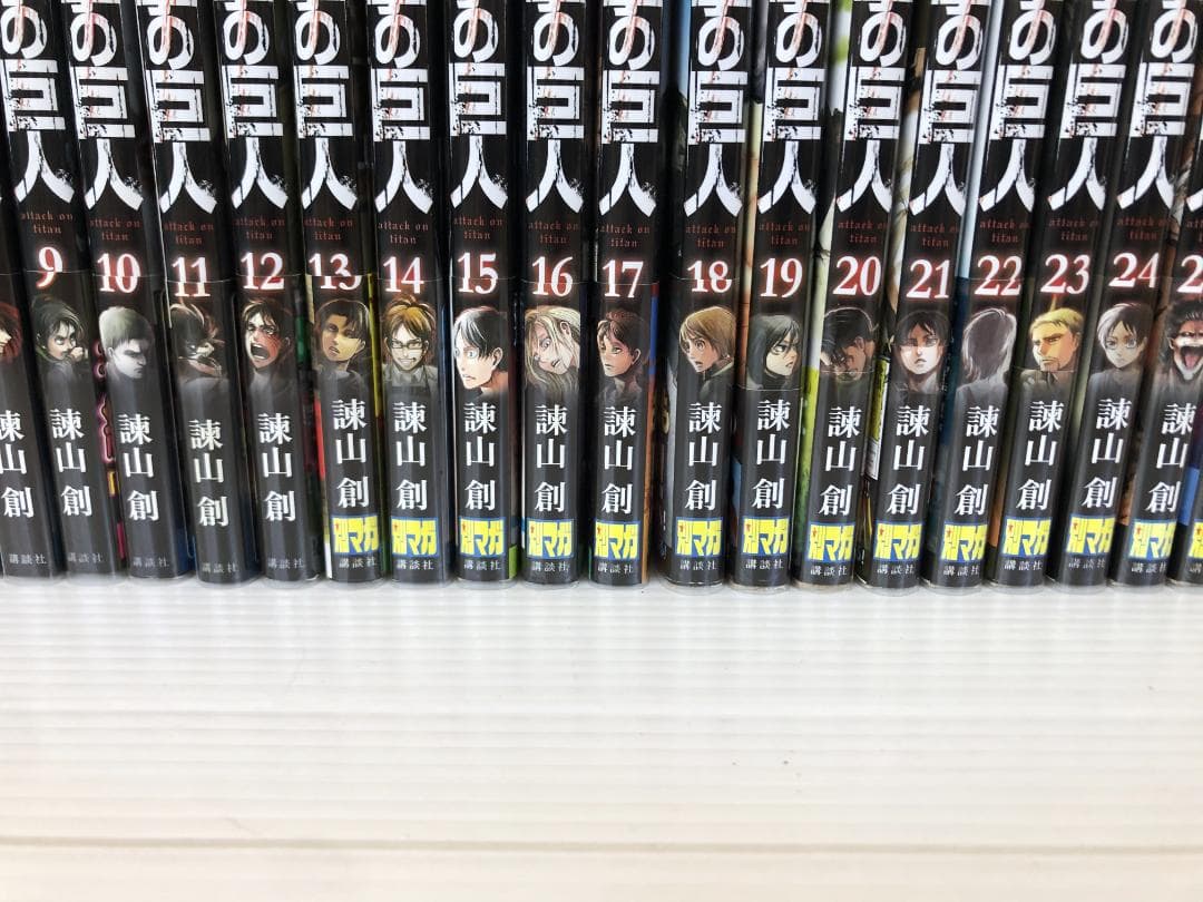 美品　進撃の巨人　 全巻　 初版　 帯　1巻～34巻 　 冊子