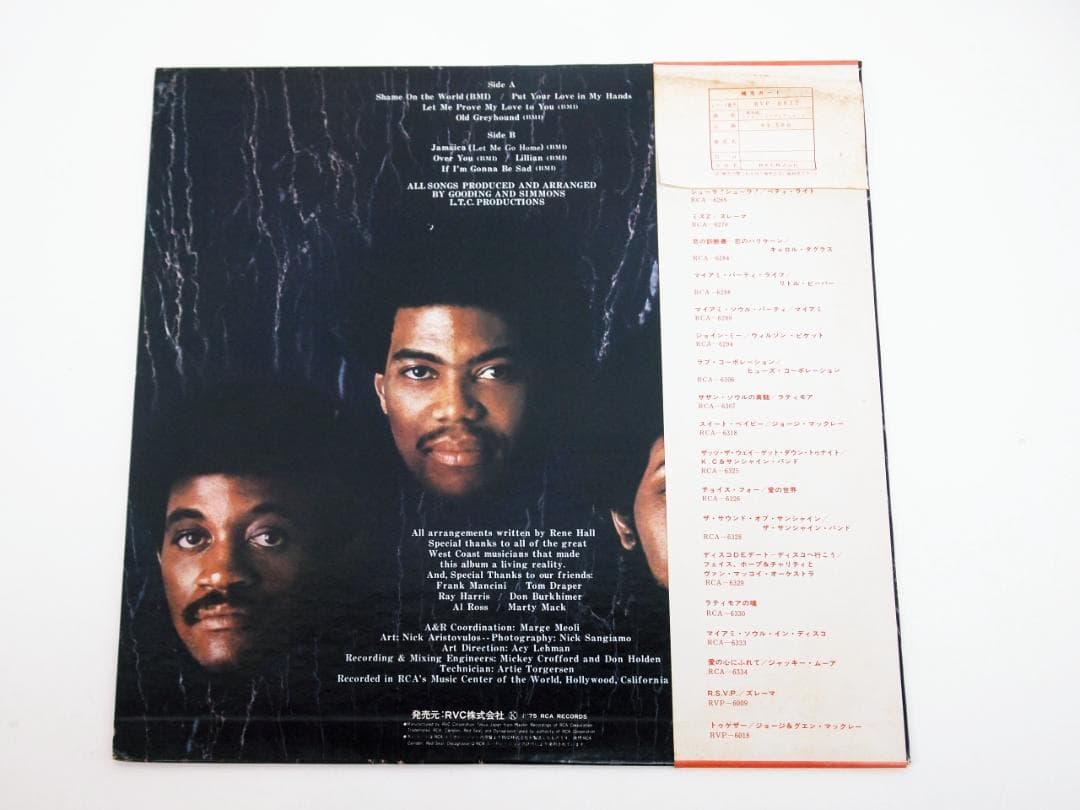 洋楽 THE MAIN INGREDIENT / SHAME ON THE WORLD