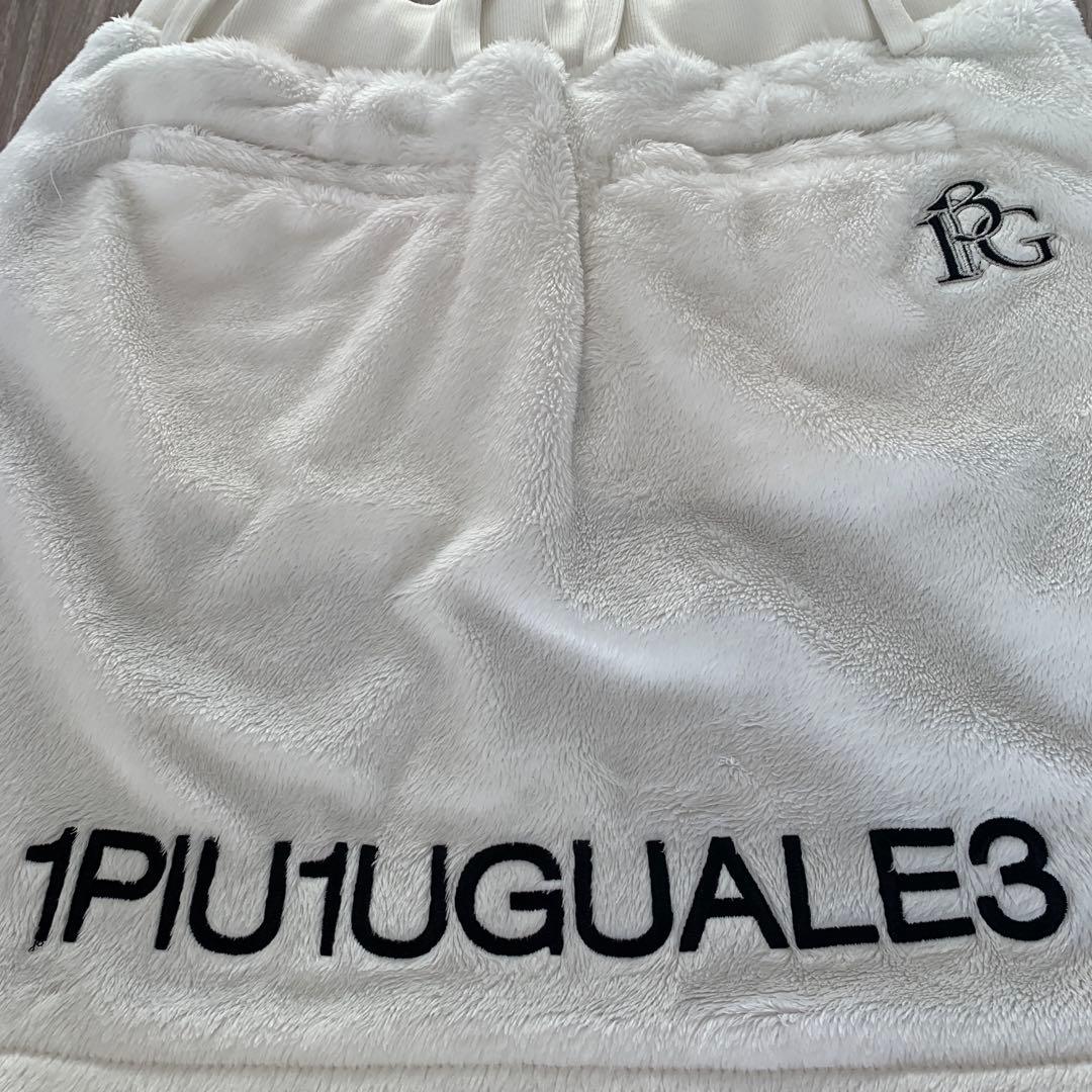 美品 ホワイトフリーススカート 1PIU1UGUALE3
