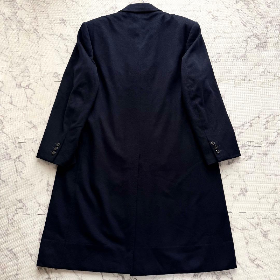 美品✨CROMBIE カシミヤ100% チェスターコート 裏地総柄 高級仕立て