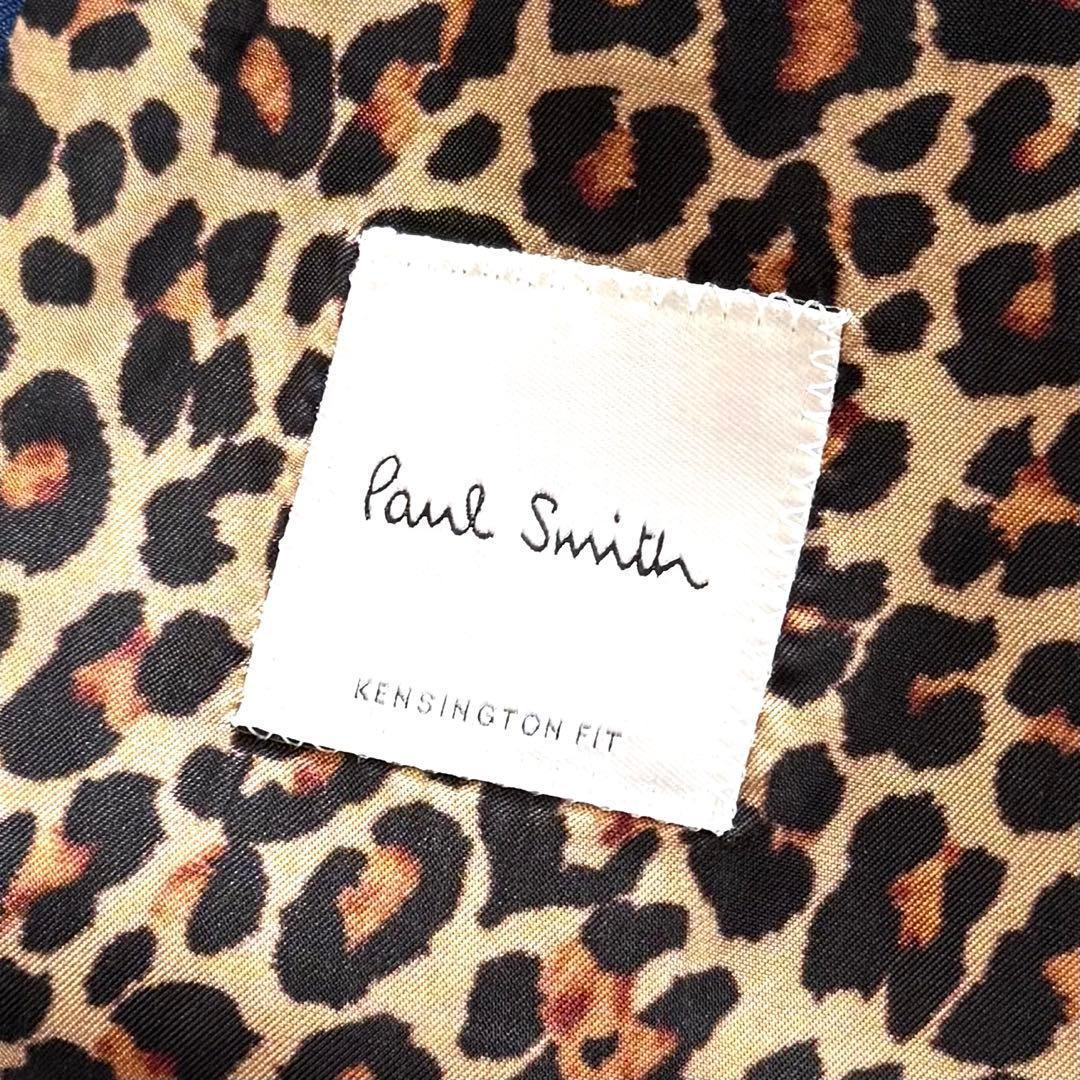 近年モデル Paul smith スリーピース スーツ 裏地ヒョウ柄 レオパード