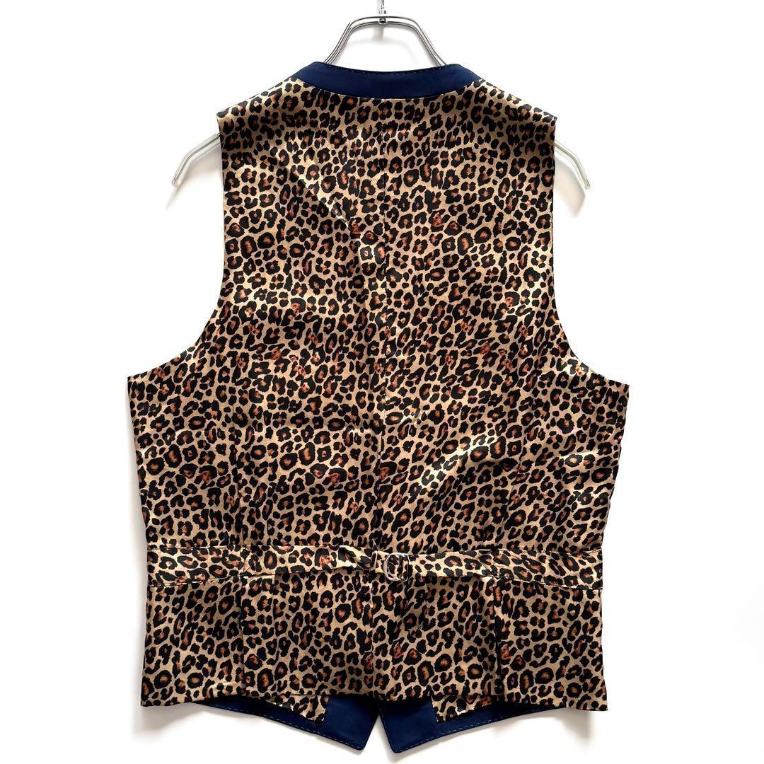 近年モデル Paul smith スリーピース スーツ 裏地ヒョウ柄 レオパード