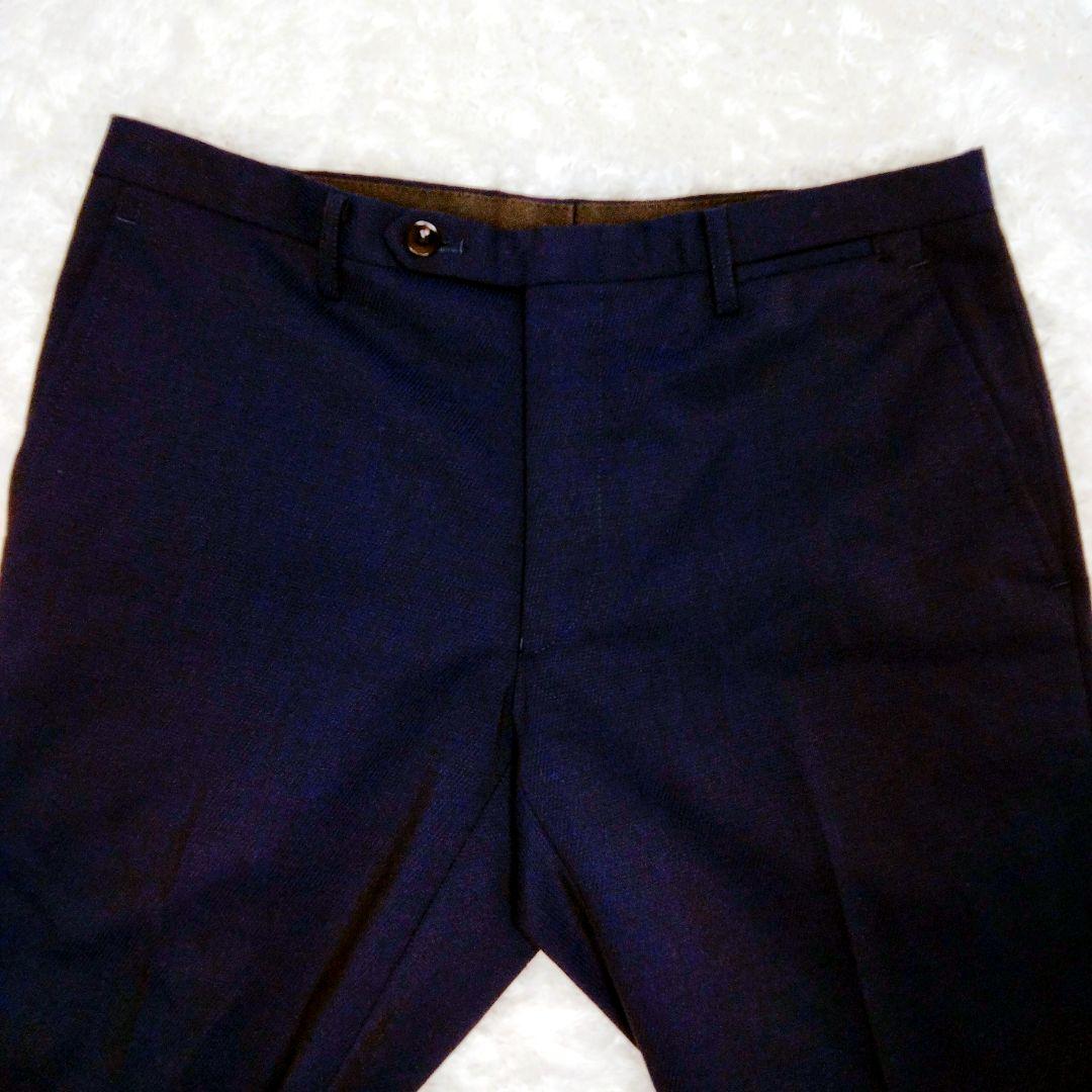 【美品】SUIT SELECT スーツセレクト スリーピース ネイビー 背抜き