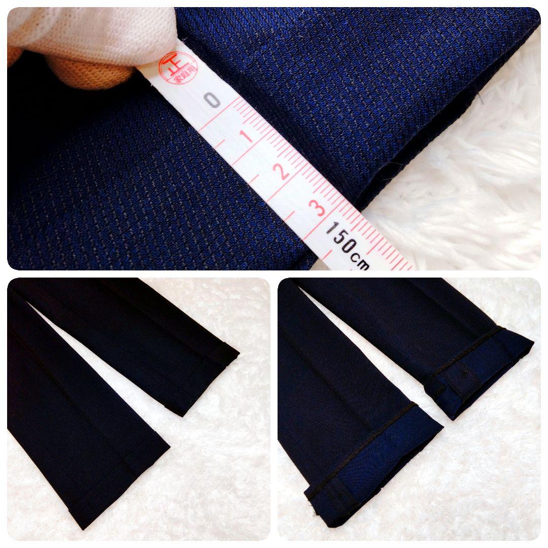 【美品】SUIT SELECT スーツセレクト スリーピース ネイビー 背抜き