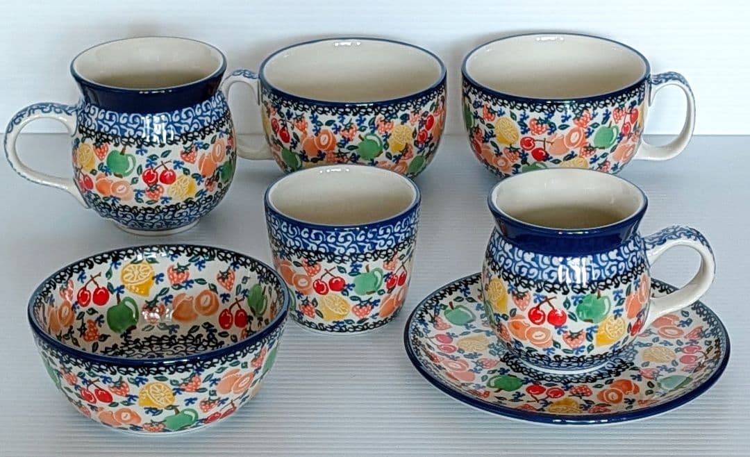 ポーリッシュポタリー アルテ フルーツセット♡.*・゜