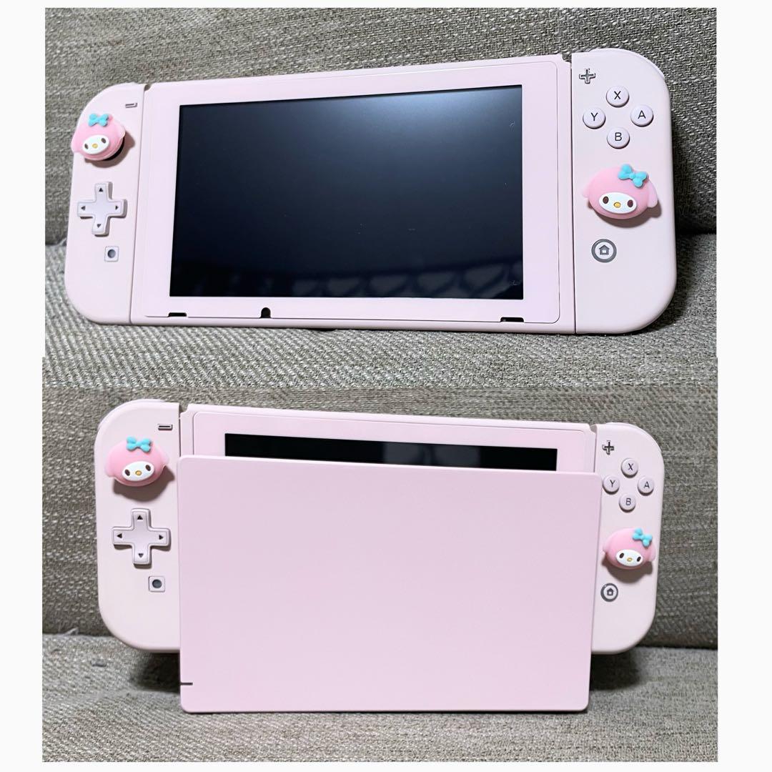 【桜ピンクカスタム】Nintendo Switch一式
