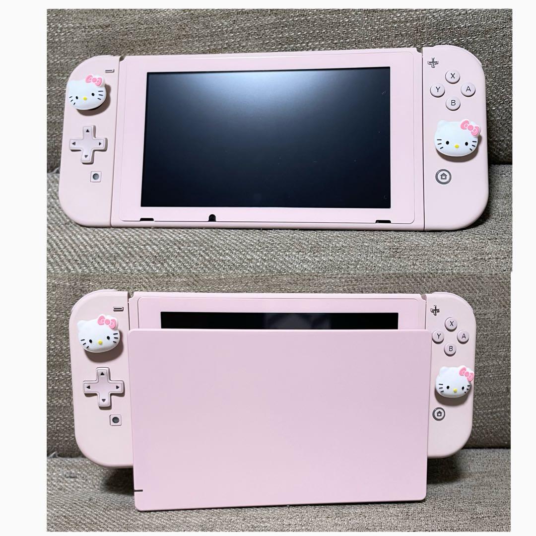 【桜ピンクカスタム】Nintendo Switch一式