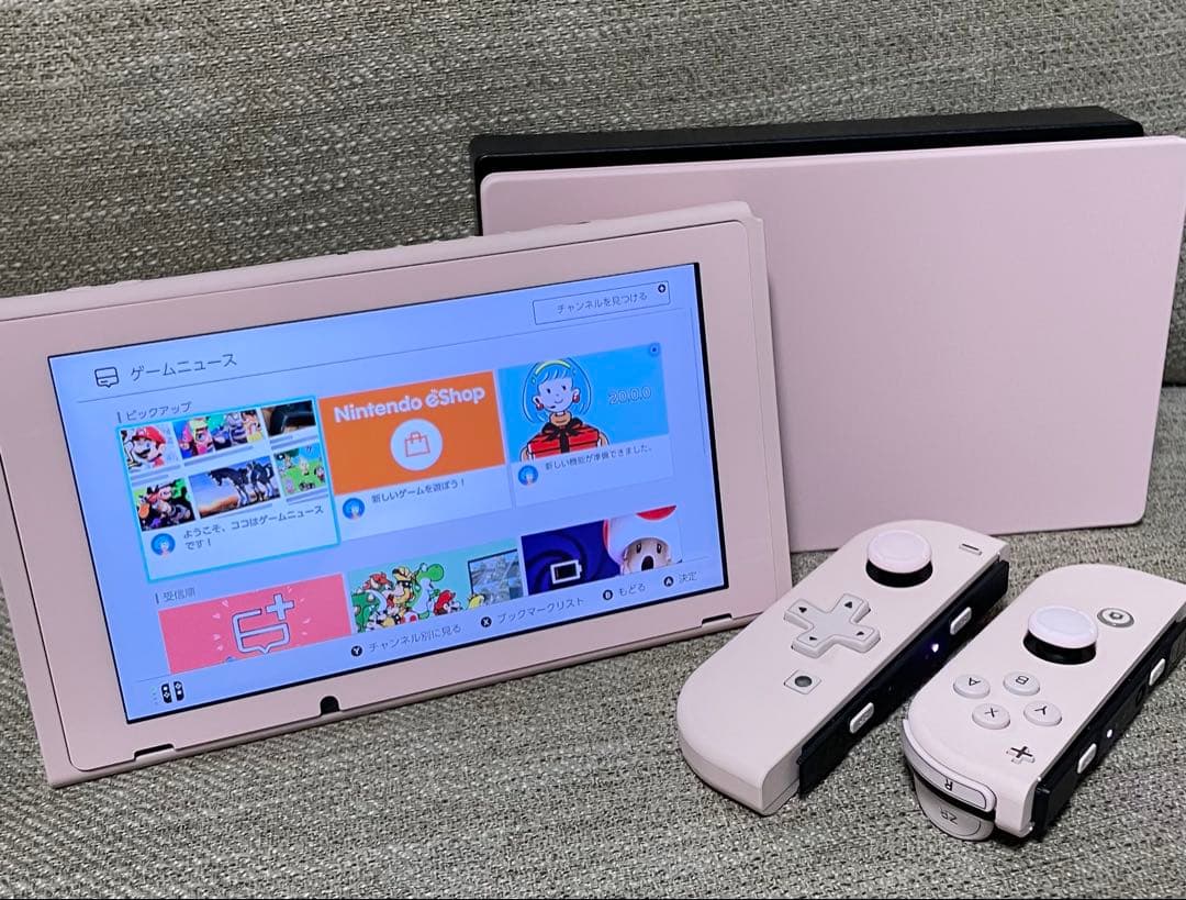 【桜ピンクカスタム】Nintendo Switch一式