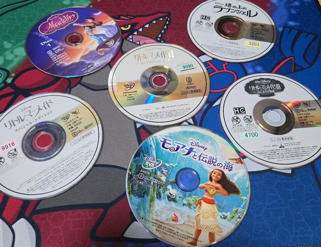 ディズニーDVD 6枚