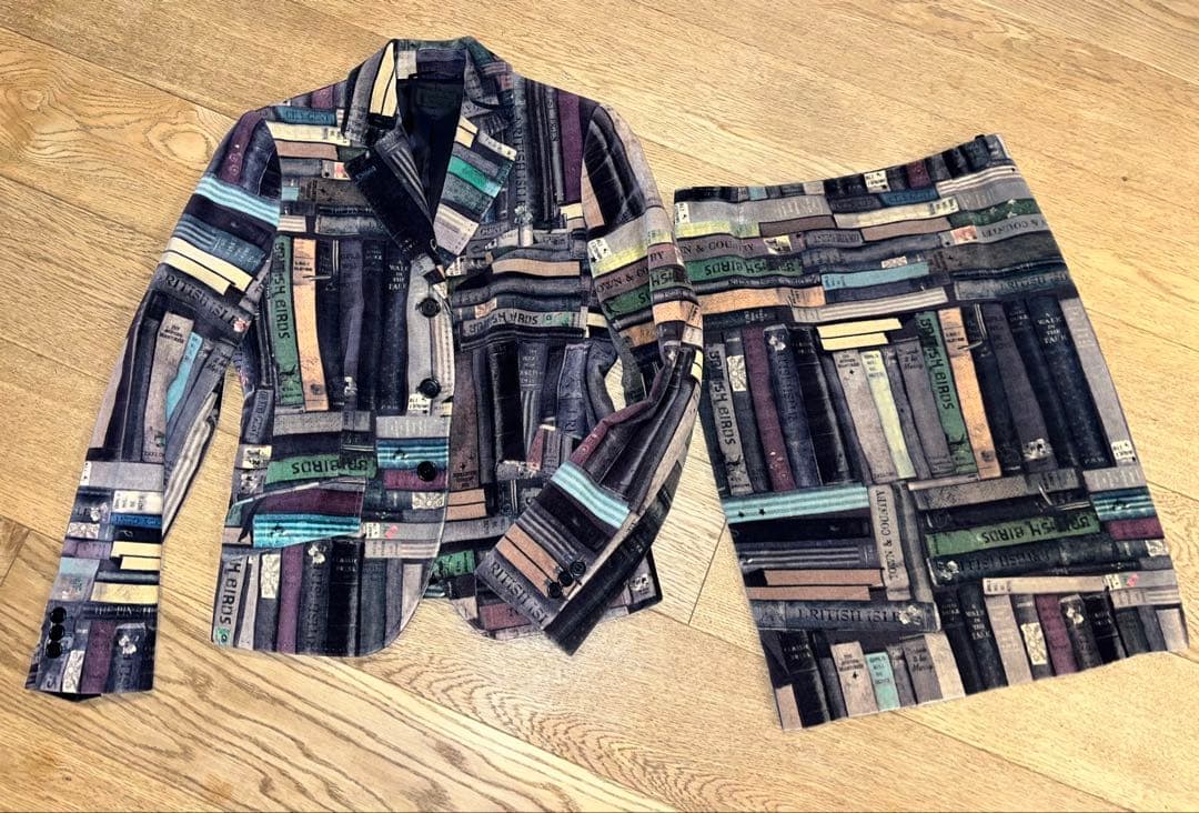 ポールスミスブラック　スカートスーツ 38〜40 M