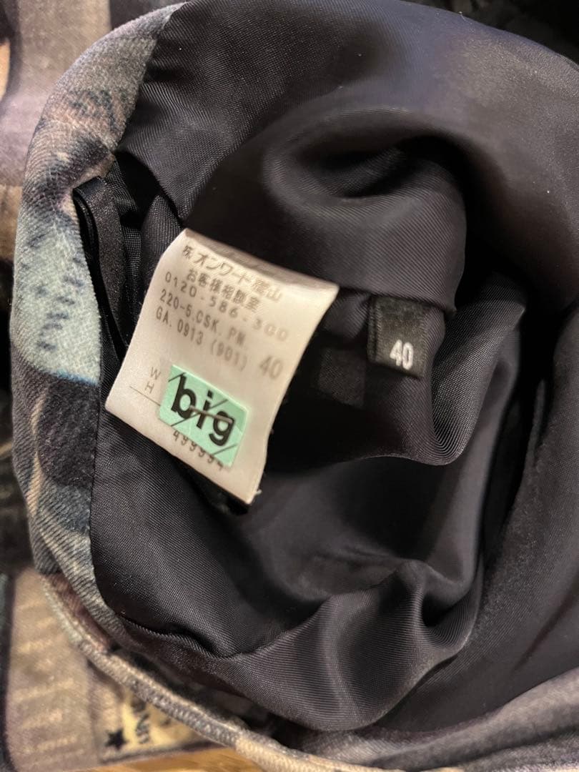 ポールスミスブラック　スカートスーツ 38〜40 M