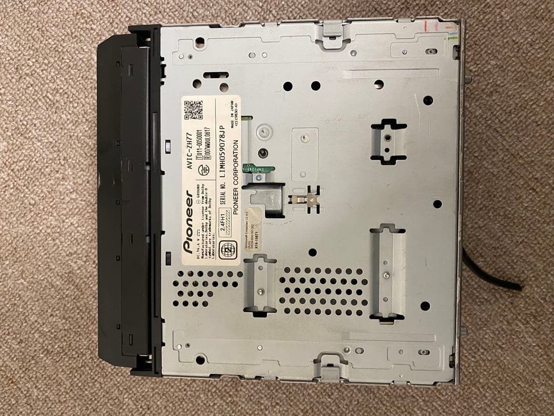 ★Carrozzeria PioneerカーナビAVIC-ZH77★地図2012