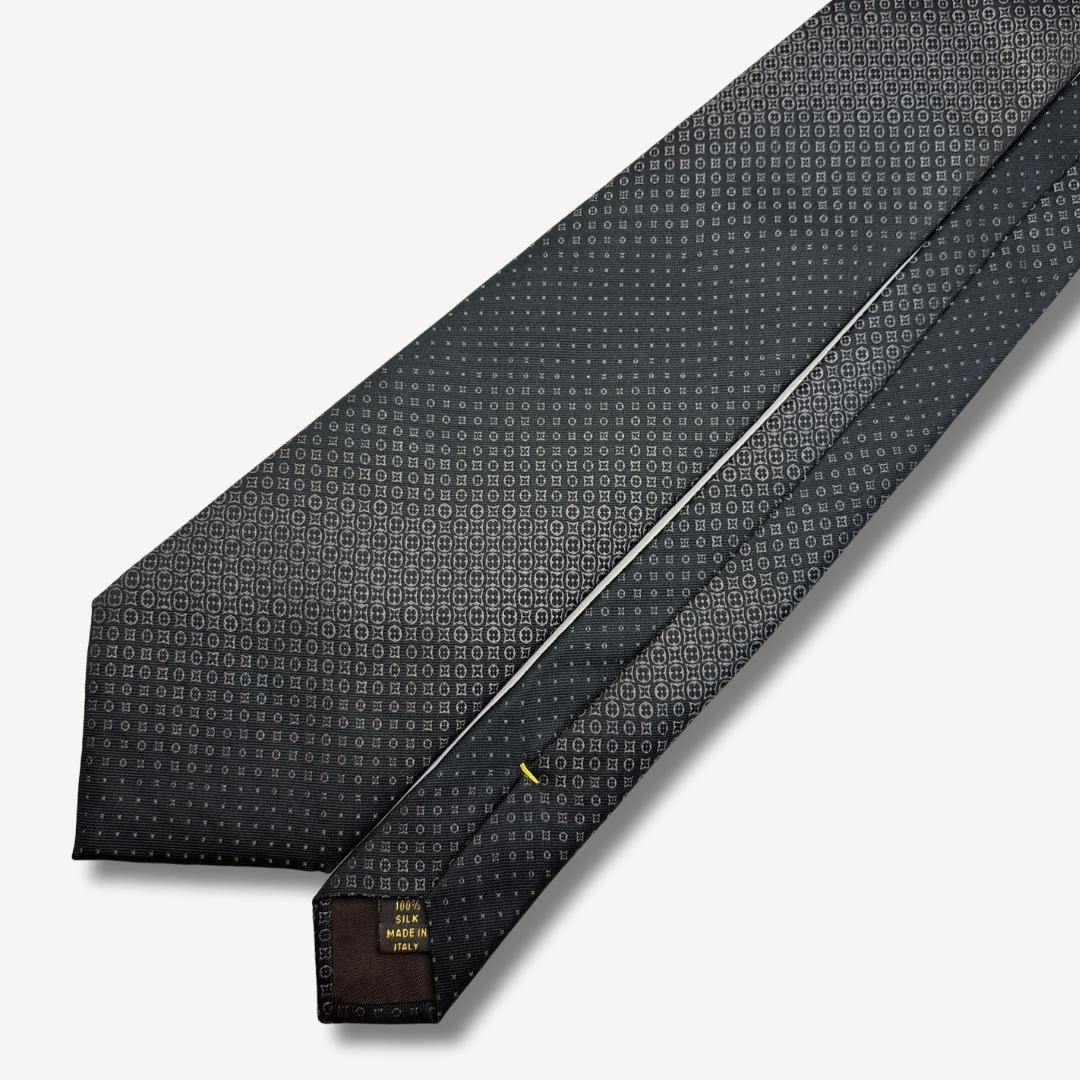 LOUIS VUITTON モノグラム 幾何学柄 チャコールグレー