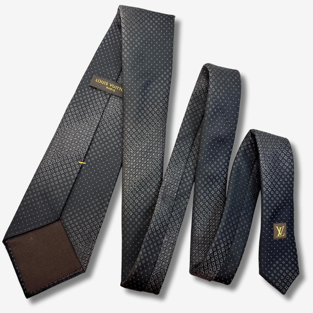 LOUIS VUITTON モノグラム 幾何学柄 チャコールグレー