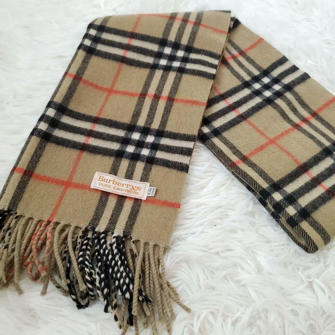 ⭐極美品⭐Burberry's ピュアカシミヤ ノバチェック マフラー