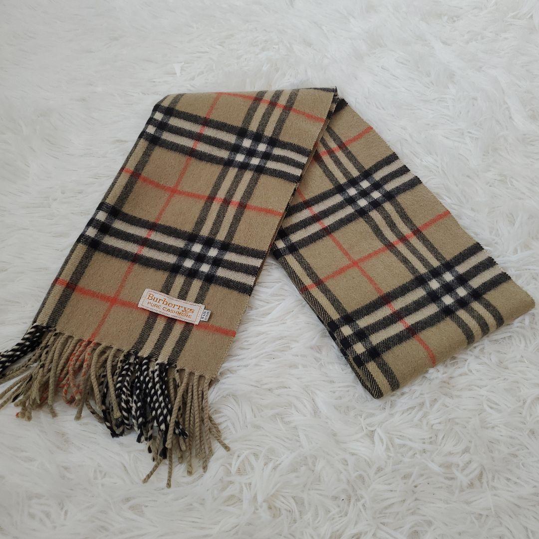 ⭐極美品⭐Burberry's ピュアカシミヤ ノバチェック マフラー