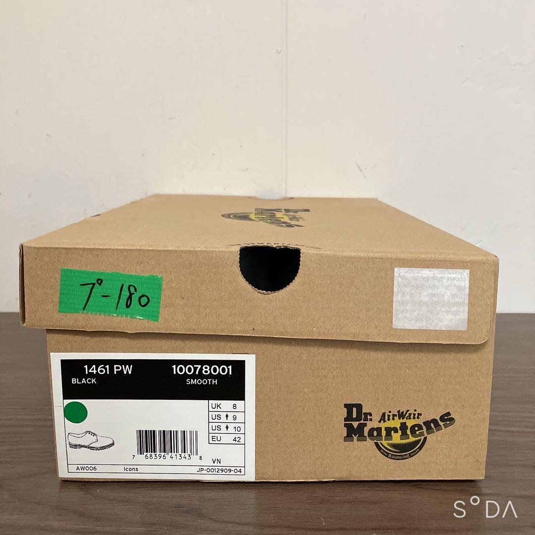 【未使用】ドクターマーチン 1461 PW(黒) 27cm（プー180）