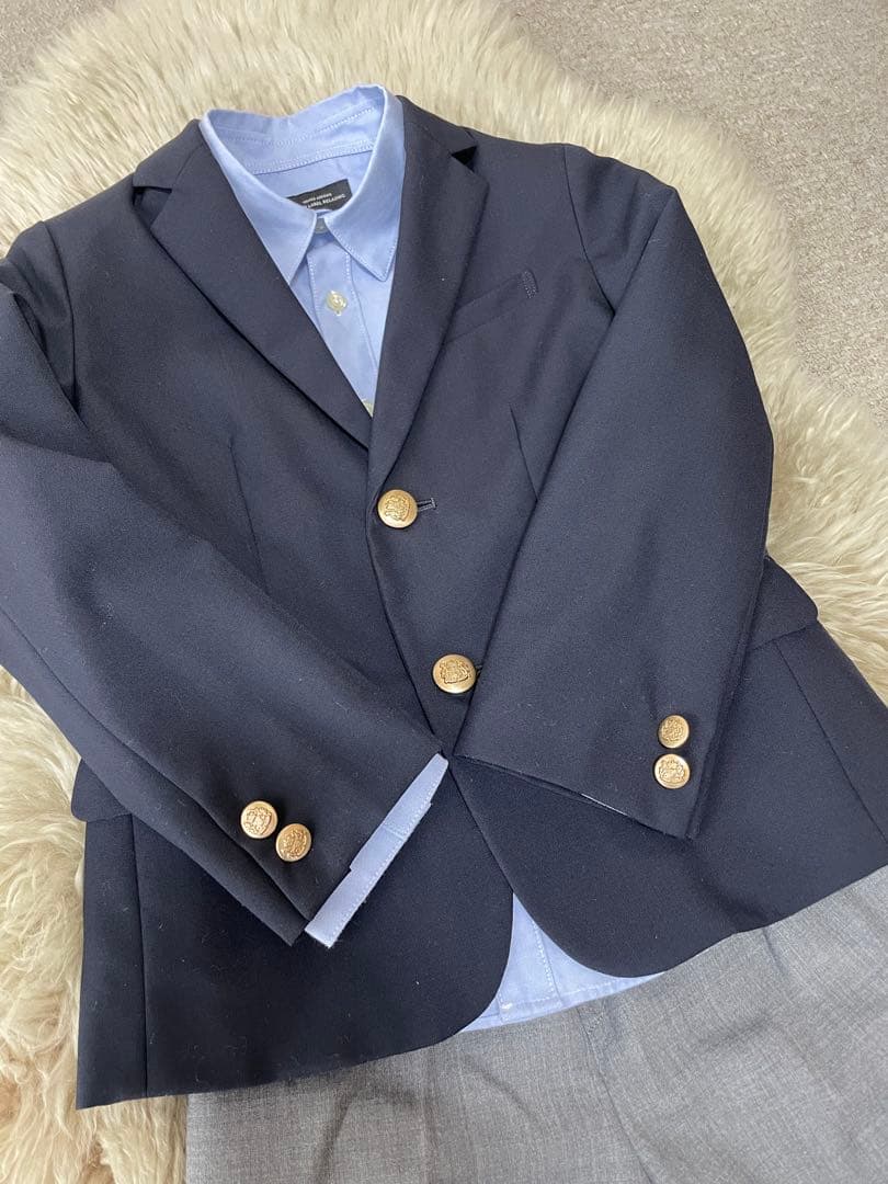 【着用2回美品】green label relaxing スーツ　120