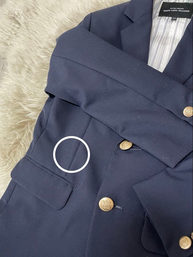 【着用2回美品】green label relaxing スーツ　120