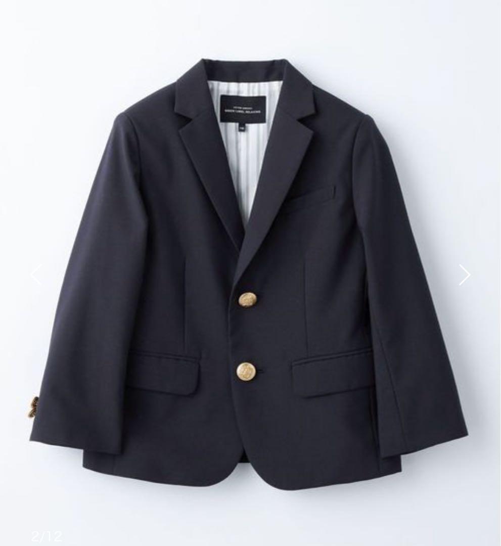 【着用2回美品】green label relaxing スーツ　120