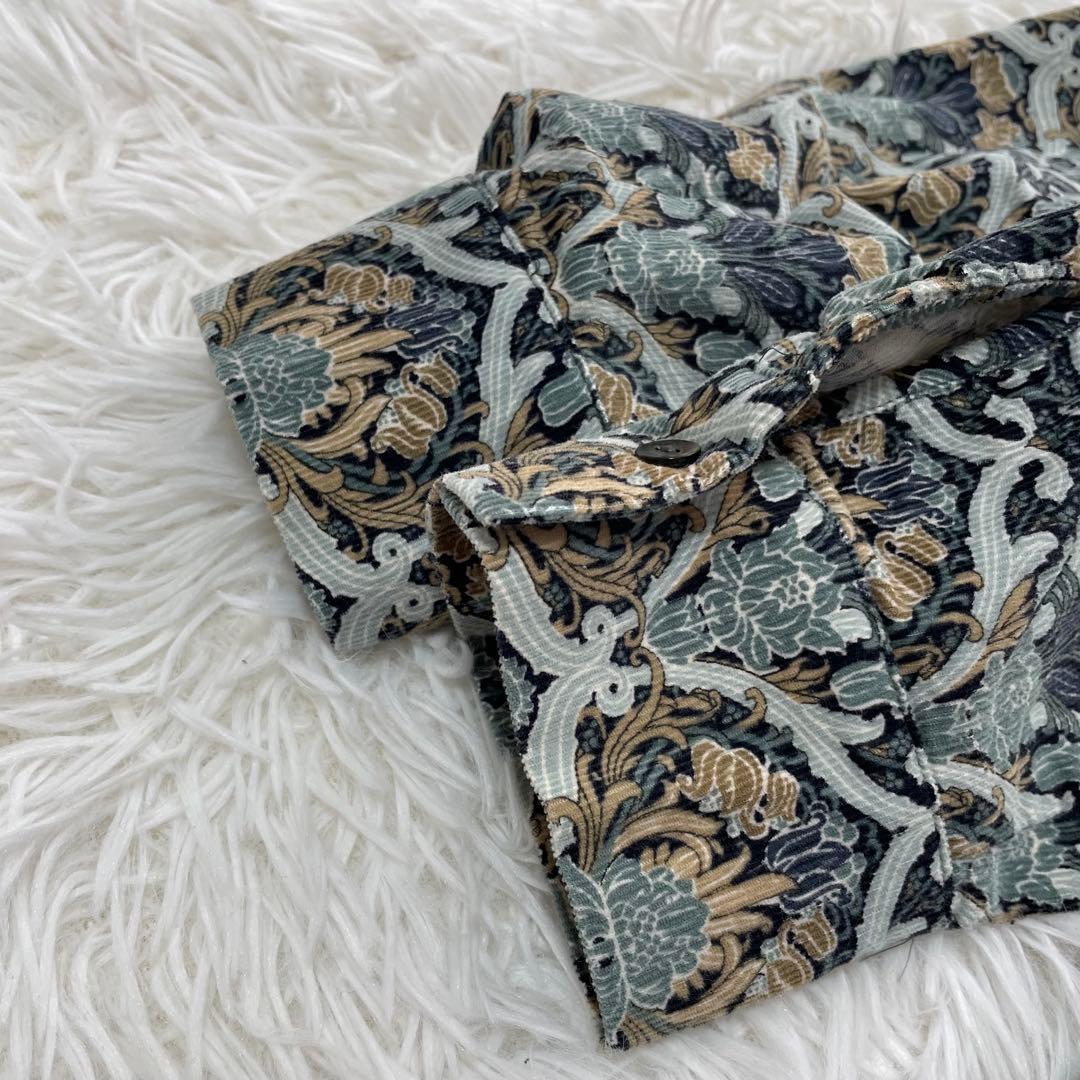 amherst リバティ　コーデュロイワンピース　フローリッシュ　長袖