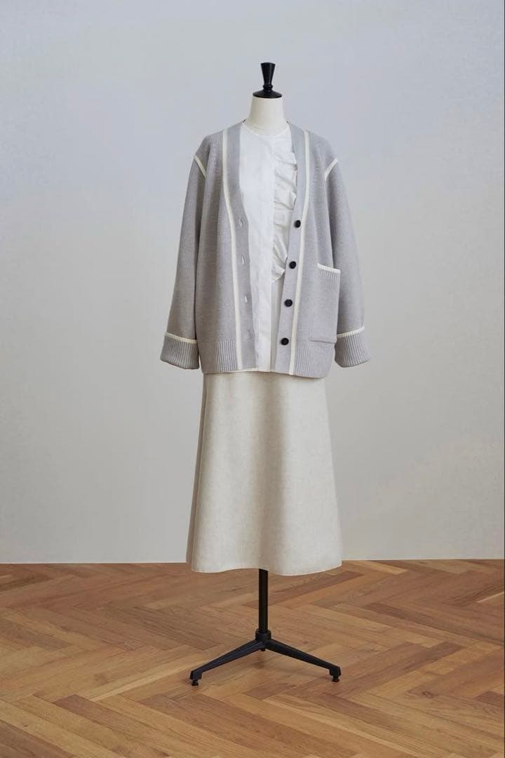 yori ヨリウールマーメードスカートアイボリー38