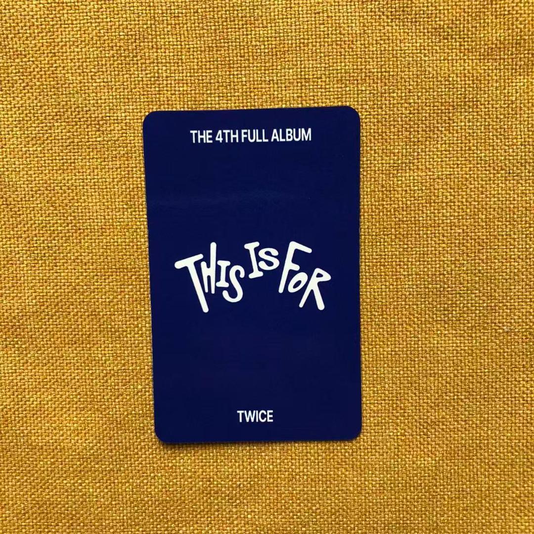 TWICE トゥワイス THIS IS FOR サノク モモ トレカ