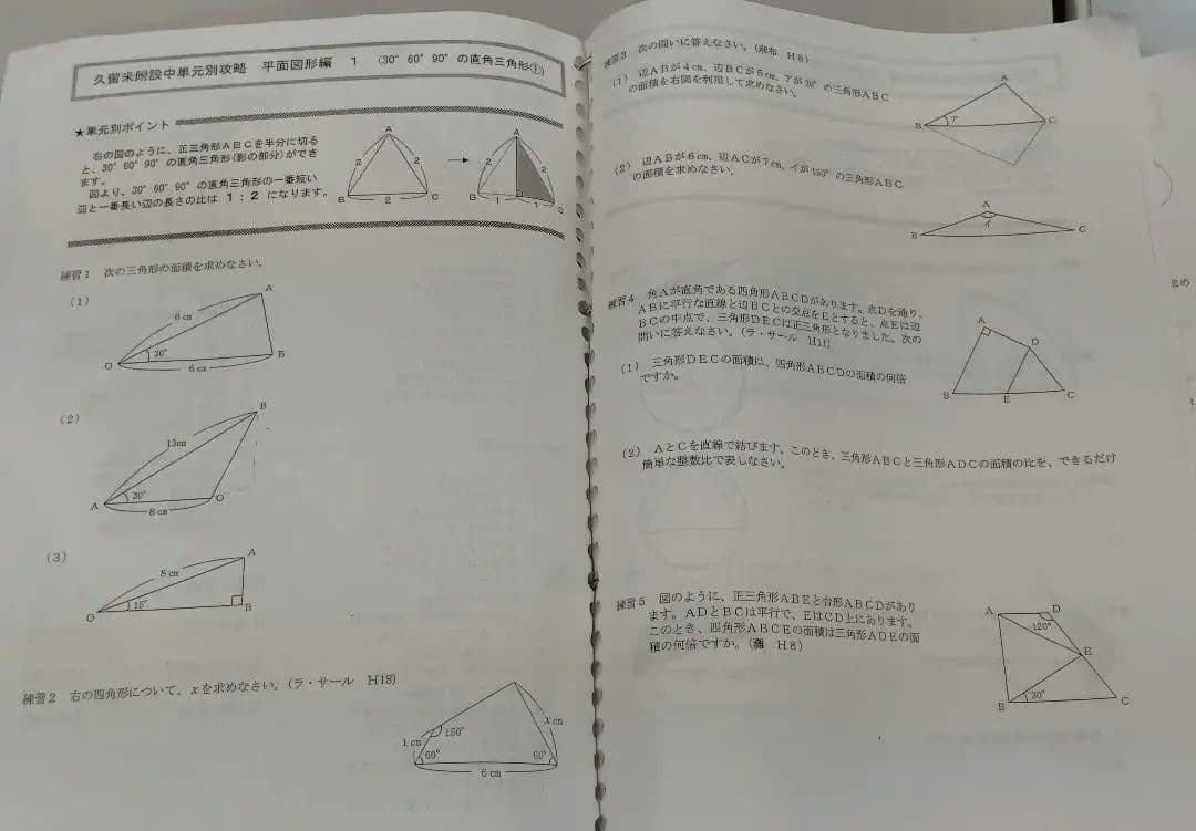 久留米附設攻略本TZS TZ 算数【書き込み無】▼値下げ依頼〜歓迎▼