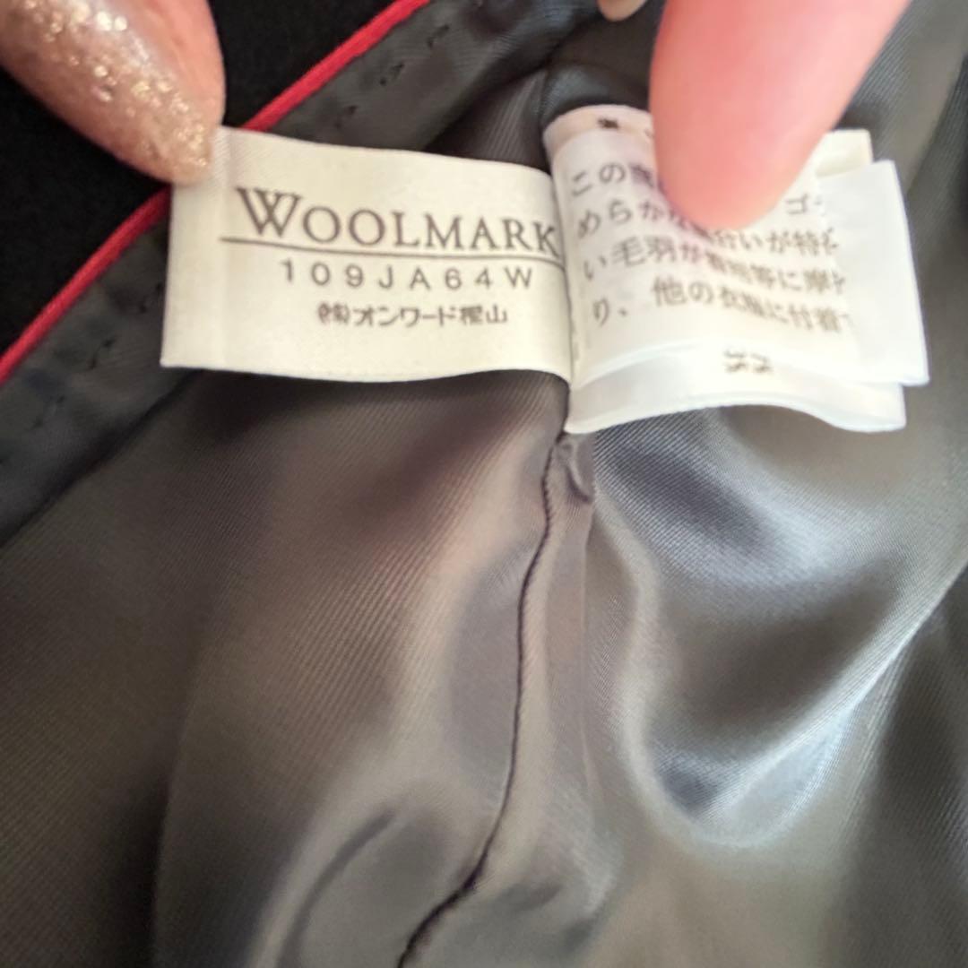 23区 オンワード樫山 フォックスファー ロングコート フーデッド 美品