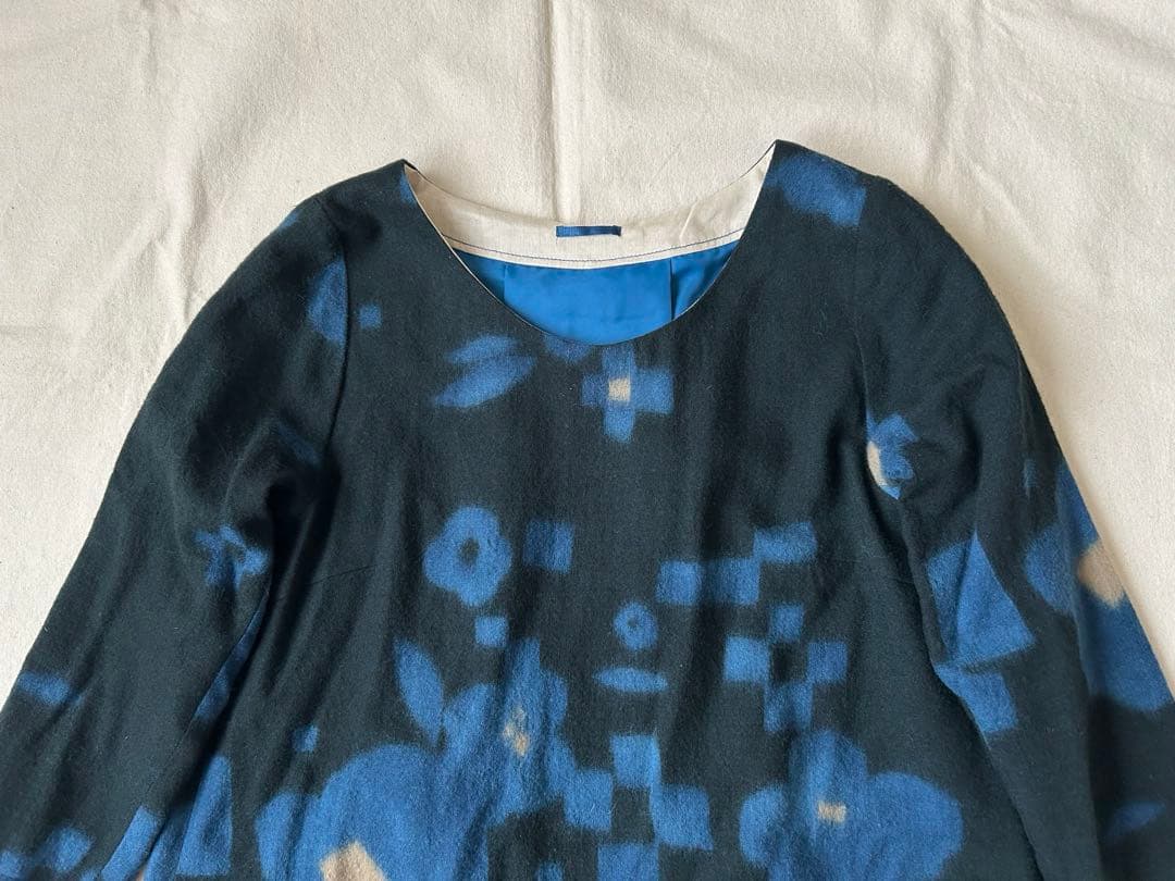 パラスパレス　ウール　花柄　ワンピース