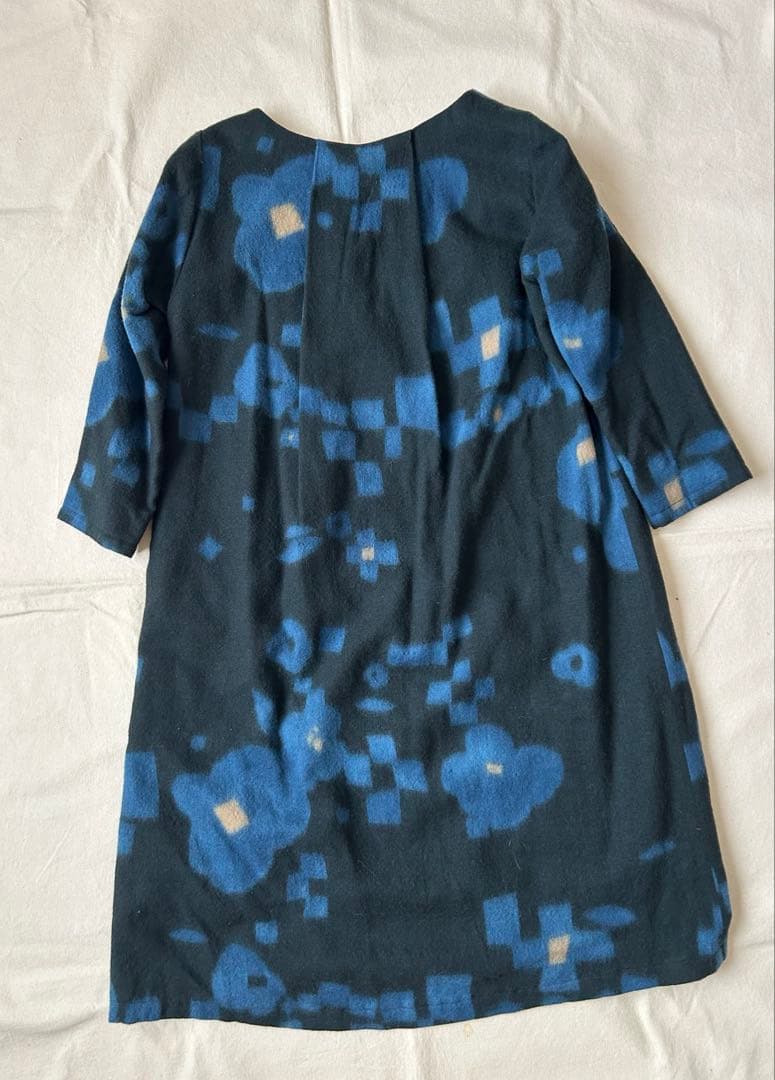 パラスパレス　ウール　花柄　ワンピース