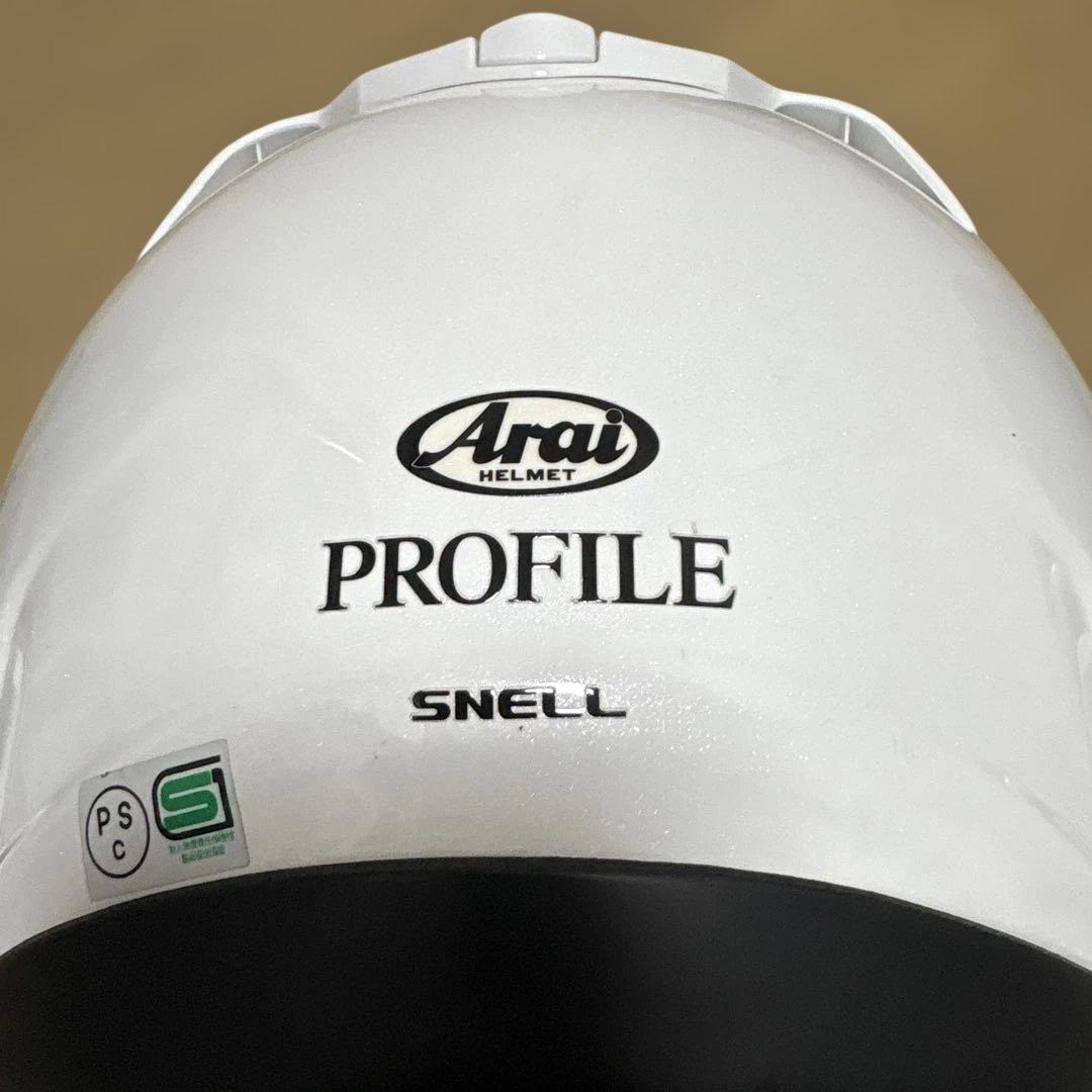 ま*様 Arai フルフェイスヘルメット ホワイト