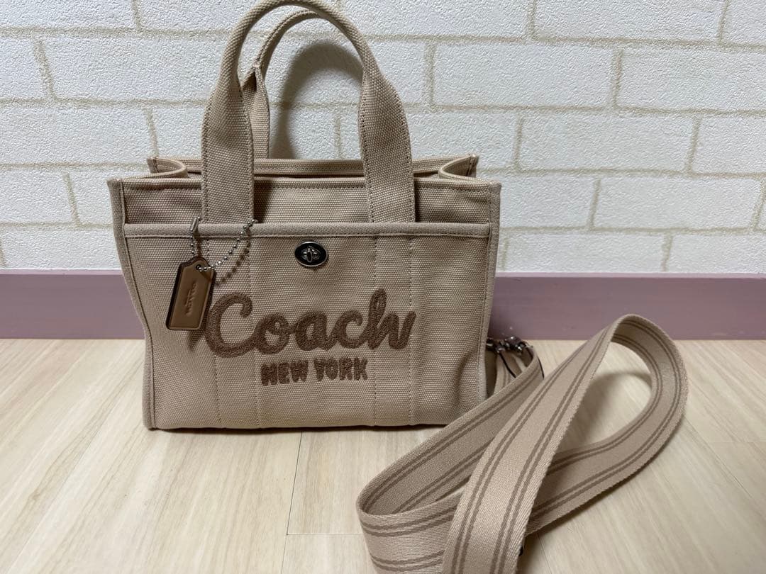 Coach カーゴトート 26 キャンバス 2way ショルダー