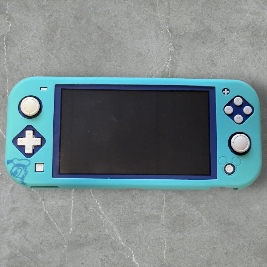 Nintendo Switch Lite ブルー カバー ケース メモリカード