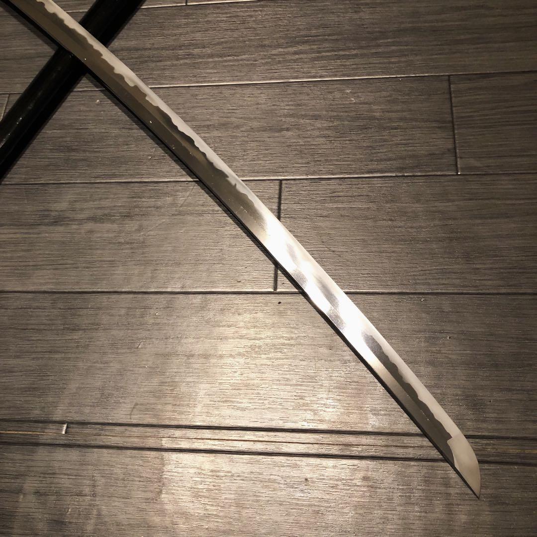 高級模造刀　高級居合刀　緑金拵え　亜合金刀身　居合刀