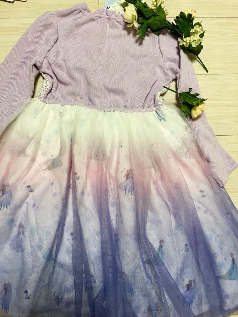 【DISNEYアナと雪の女王】チュールドッキングワンピース