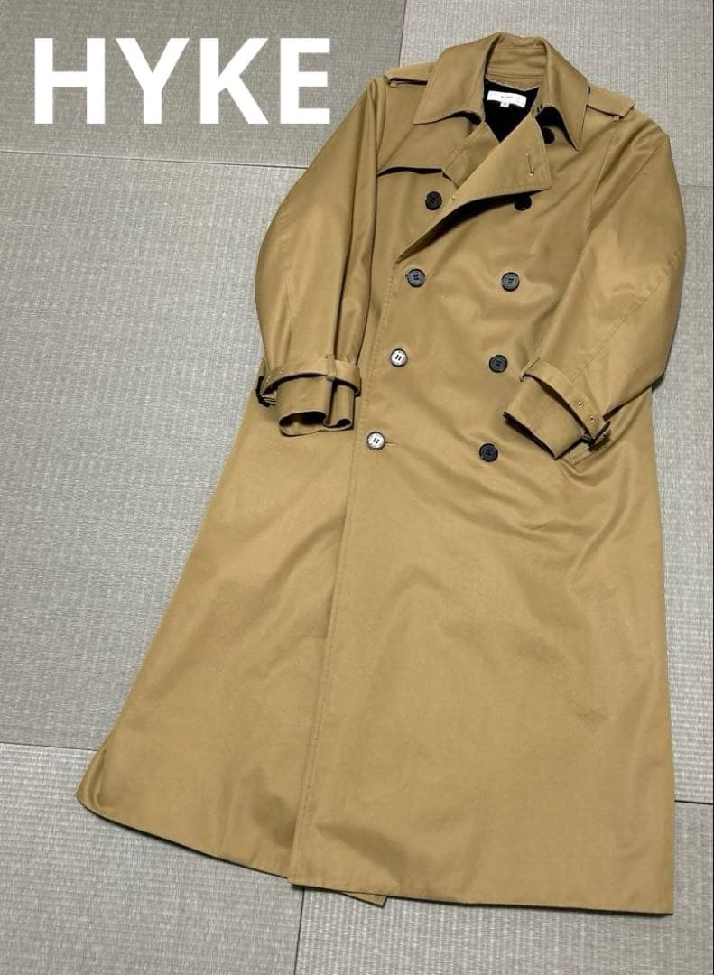 【美品】HYKE/ハイク　トレンチコート レギュラー フィット 3
