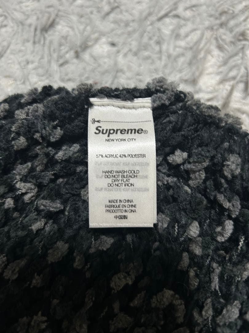 帽子 Supreme Chenille Beanie black